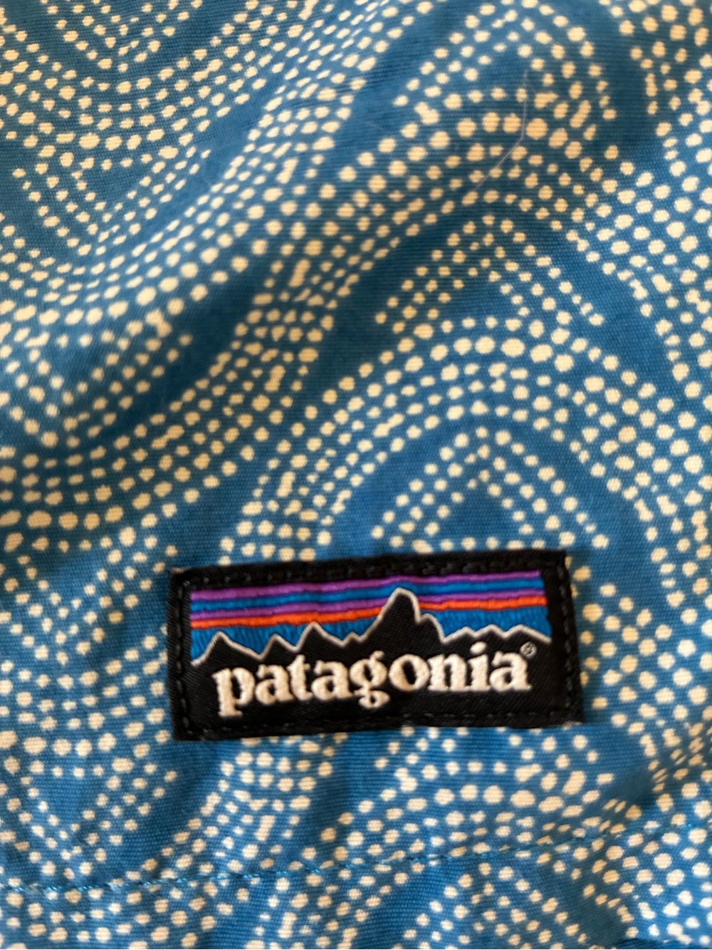 Patagonia Women's 5" Baggies | Blue Wave Patterned Shorts S - Picture 4 of 16
